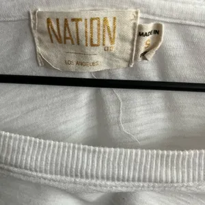 Nation LTD Loren Smocked Tee in White thumbnail 8