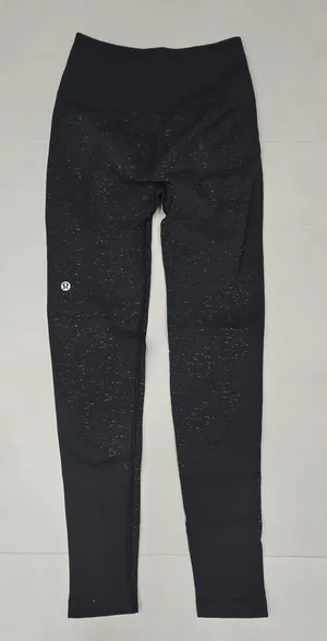 Lululemon athletica Black Galaxy High-Rise Active Leggings Size 4 thumbnail 1