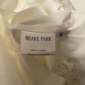 NEW Beare Park Drill Sleeveless Dress in Ivory SS23 Size 6 thumbnail 6