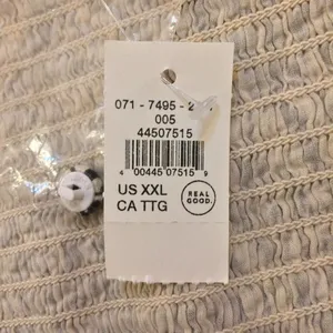 NWT Aerie Button Front Maxi Dress xxl smocked gray animal print thumbnail 7