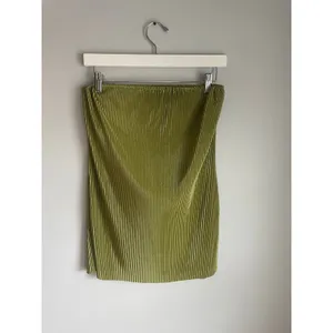 Chartreuse Green strapless dress tube top mini dress ribbed miami‎ going out Y2K thumbnail 3
