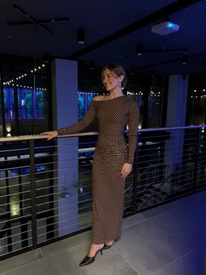 Ronny Kobo AnnaMaria One Shoulder Maxi Dress thumbnail 3