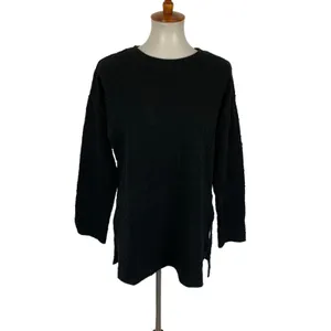 Zara Black Long Sleeve Top Medium Minimalist Workwear Casual Layer Streetwear thumbnail 2