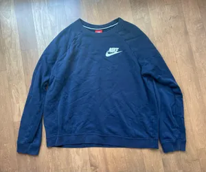 Navy Nike Crewneck Sweatshirt thumbnail 1