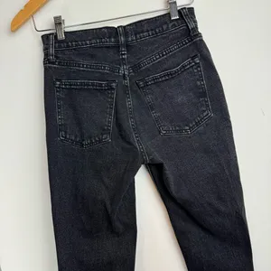 Abercrombie & Fitch Split Hem Jeans Sz 25 Black Denim Skinny High Rise thumbnail 13
