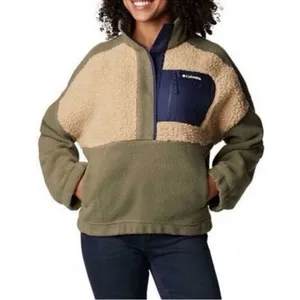 Columbia Women’s Lodge Pullover Sherpa Fleece‎ 1/2 Snap Size Small thumbnail 7