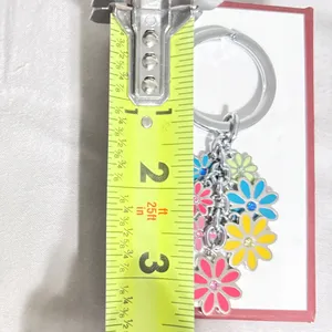 Coach Multi Flowers Key Ring thumbnail 4