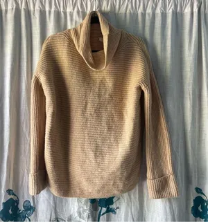Anthropologie Pilcro Cowl Neck Pullover Knit Tunic Sweater thumbnail 2