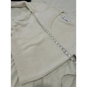 IRO Side Lace-Up V-Neck Alpaca Blend Sweater Sz:XS Cream White MYLO thumbnail 3
