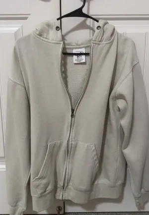 Green Zip Up Hoodie Size M thumbnail 1