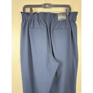 Tommy Hilfiger Women’s Joliet Wide Leg Pants High-Rise Size M, Navy Blue NWT thumbnail 5