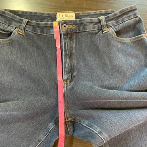 LL Bean Classic Fit Straight‎ Leg Jeans Womens 14 Tall Basic Stretch Everyday thumbnail 7