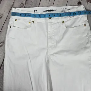 J. Crew Slim-wide‎ jean White Denim CH680 27 NWT thumbnail 8