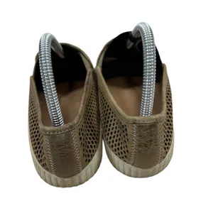 Frye Melanie Tan Perforated Leather Slip On Sneakers Shoes‎ Womens 8M 71288 thumbnail 3