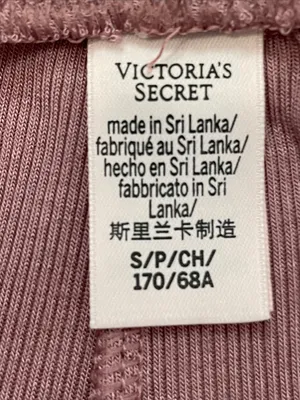 Victoria's Secret Lace-Trim Sleep Shorts in Mauve Pink thumbnail 3