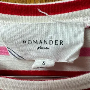 Tuckernuck Pomander Place Gio Stripe Short Sleeve Long Maxi Dress Red Pink Small S thumbnail 9