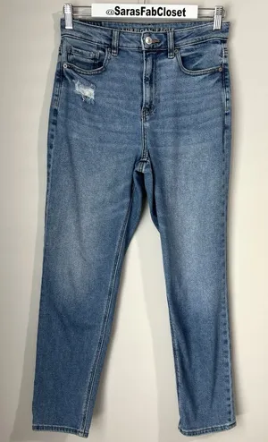 American Eagle Stretch Mom Jeans High Rise Women's Size 4 Regular Medium Wash thumbnail 1