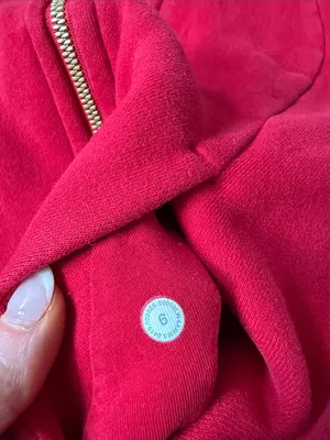 lululemon athletica Hot Pink Full-Zip Hoodie size 8 EUC thumbnail 2