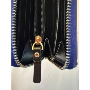 Kate Spade royal blue patent leather continental wallet thumbnail 8