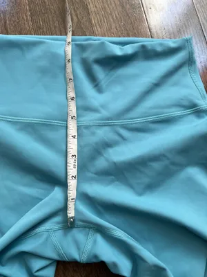 Lululemon Wunder Train High Rise Leggings Tights Light Blue Women’s Size 8 thumbnail 8
