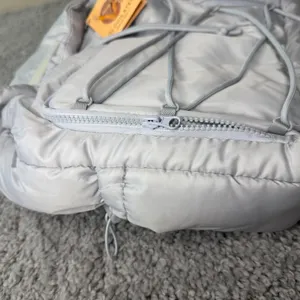 Blogilates Mini Backpack Blue Haze NWT Pillow Soft Bungee 7 Pocket Target thumbnail 2