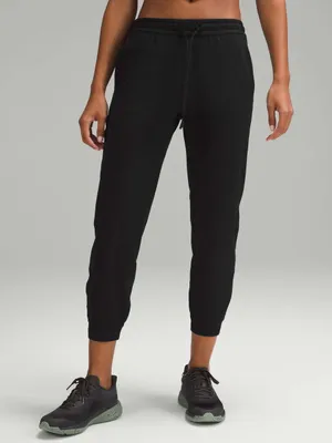 Lululemon Soft Jersey Classic-Fit Mid-Rise‎ Jogger Black Pants thumbnail 1