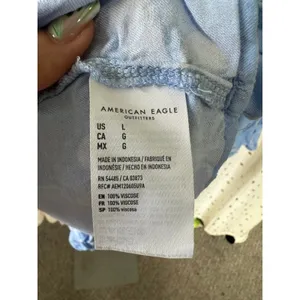 American Eagle Daisy Floral Front Chest Cutout Hardware Pockets Mini Dress L thumbnail 9