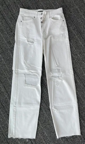 Wild Fable White Ripped Jeans thumbnail 1