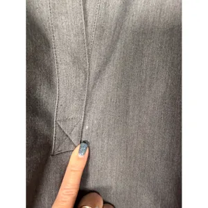 FIGS Rafaela Oversized Scrub Top XXL Heather Grey Technical Collection WXXSW1003 thumbnail 3
