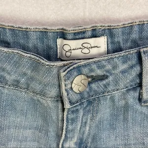 Jessica Simpson Light Wash Denim Cutoff Shorts‎ thumbnail 3