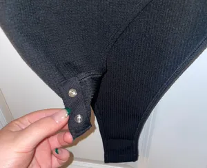 A New Day Ribbed Black Bodysuit thumbnail 4