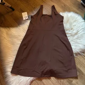GIRLFRIEND COLLECTIVE Tommy Skort Dress In Brown thumbnail 8