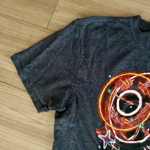 Charcoal Grey Anime Tee Gray Size L thumbnail 4