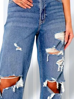 Wide-Leg Jeans Hollister Baggy NWT thumbnail 1