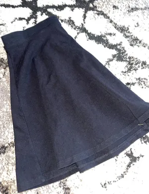 Black flare mini skirt thumbnail 1