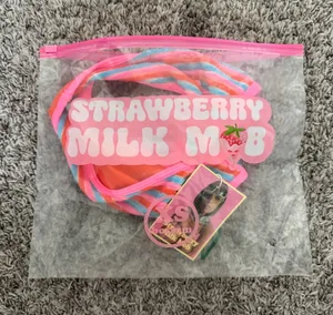 Strawberry Milk Mob Swimsuit Bottom Pink Size XS thumbnail 2