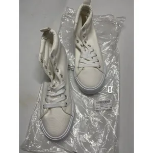 Classic White Canvas High Tops women’s size 8 thumbnail 2