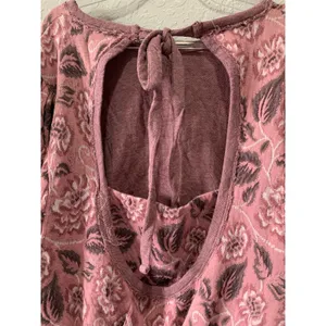 Free People No Ordinary Top Smoked Pink Combo Size L NWT BOHO thumbnail 10