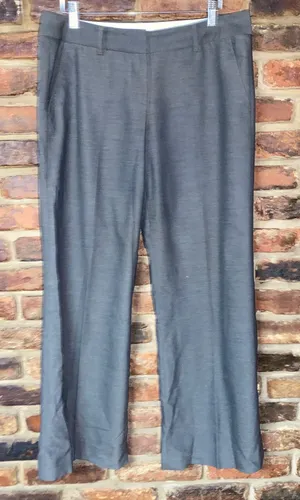 Elie Tahari Brown Wide Leg Relaxed Fit Wool Blend Dress Pants Women's Size 12* thumbnail 1