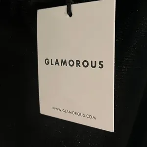 NWT REVOLVE by Glamorous Black Velvet Off-Shoulder Bodysuit thumbnail 8