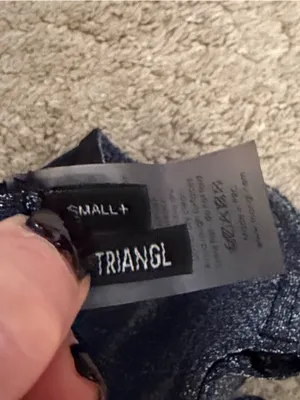 triangl swimwear Sparkle Navy Shimmery Bikini Set thumbnail 4