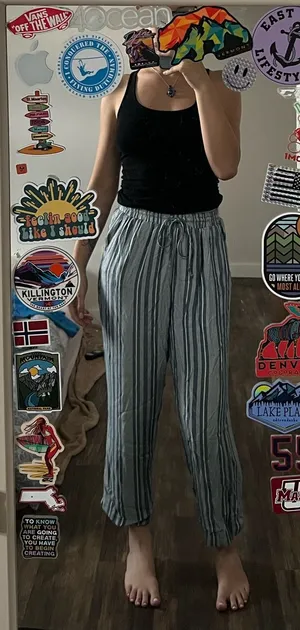 American Eagle Pants Striped thumbnail 1
