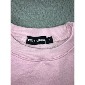 Pastel Baby Pink Sweatshirt S Oversized Coquette Soft Girl Boxy Barbiecore Comfy thumbnail 4