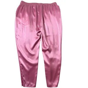 Cinq a Sept Pink Satin Adalie Pants‎ Womens M Cropped Drawstring Ankle Coquette thumbnail 13