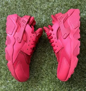 Nike Air Hurache Runner Men's Red Sneakers Size 10.5 thumbnail 1