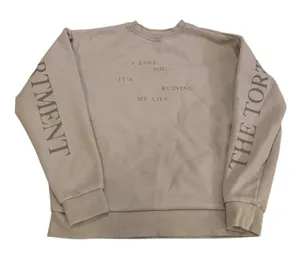 Taylor Swift Crewnecm Tortured Poets M Taupe TTPD Ruining My Life Swiftie Merch thumbnail 1