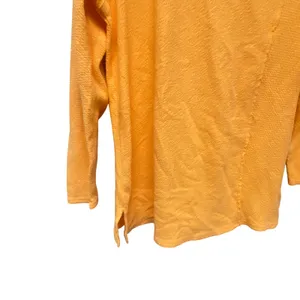 Soft Surroundings Orange Textured Cowl Neck Tunic‎ Top Women's L Casual Comfort thumbnail 3