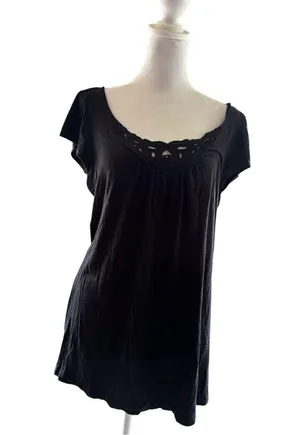 Gap Black Women's Sleeveless Top Sz M thumbnail 1