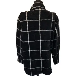 Z Supply Women’s Sz XSmall Button Up Tucker Shacket Shirt Jacket Washed Black thumbnail 4