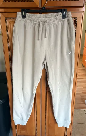 Gymshark neutral tan joggers thumbnail 2